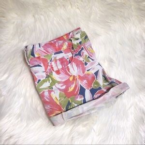 Floral Pattern Shorts